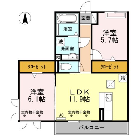 サンクリマ 間取り図