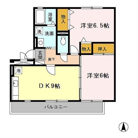 アネーロＳＴ 間取り図