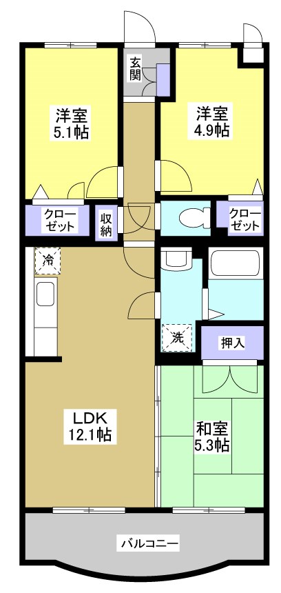プリマべーラ 間取り図