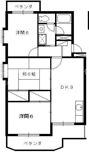 ベルメゾン矢野 105号室 間取り