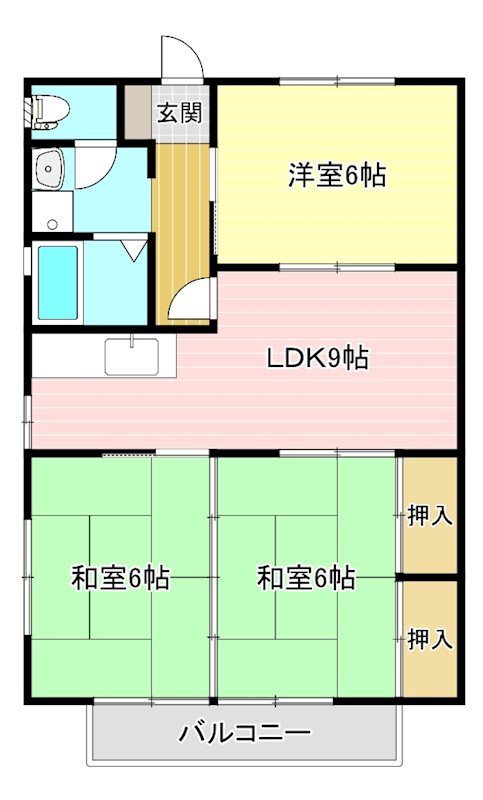 ニューブリッジハイツ 間取り図