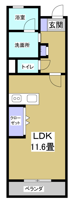 ル・リオン椿 間取り図