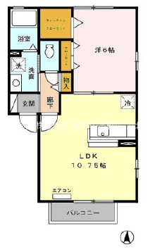 ラピスラズリー 間取り図