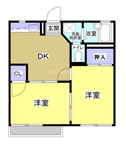 タウニィすみよし（南棟） 間取り図