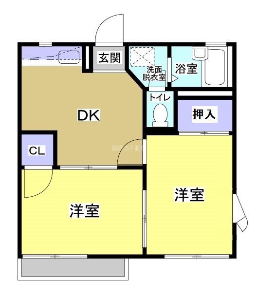 タウニィすみよし（南棟） 107号室 間取り