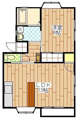 フレンドホームB 間取り図