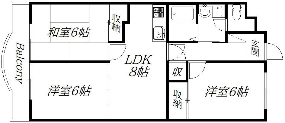コンフォール(和田町) 間取り図