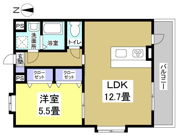 リフレ 101号室 間取り