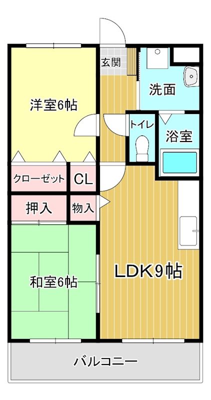 リベルテ曳馬 間取り図