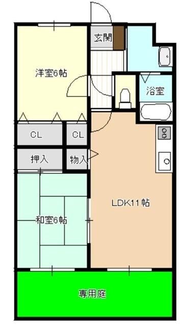 リベルテ曳馬 間取り図