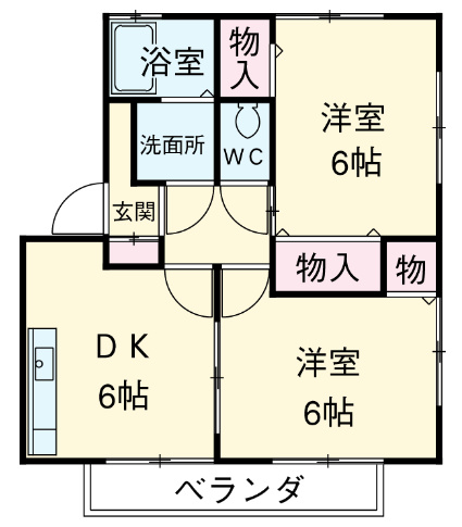 アネックス有玉 間取り図