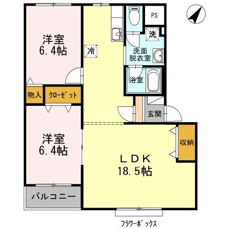 アヴェニュー大門 間取り図