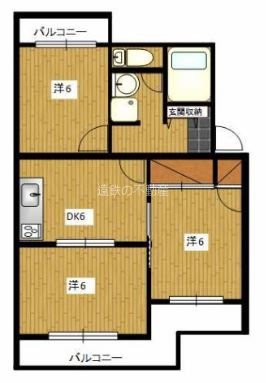 デイブレイク 305号室 間取り