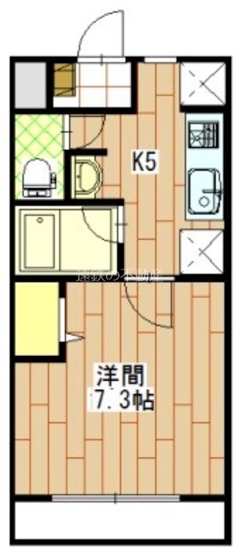 ドミール江西 間取り図