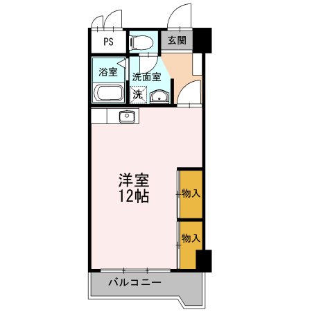 棒屋助信ハイツ 間取り図