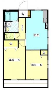 エバーグリーン 間取り図