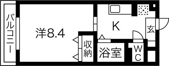 有玉北クローバービル 間取り図