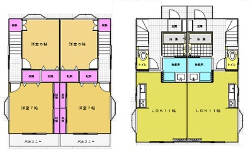 フェリオタウン（FERIO　TOWN） 間取り図