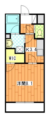 SELENOⅡ 203号室 間取り