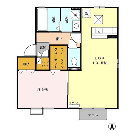 メイプルC 間取り図