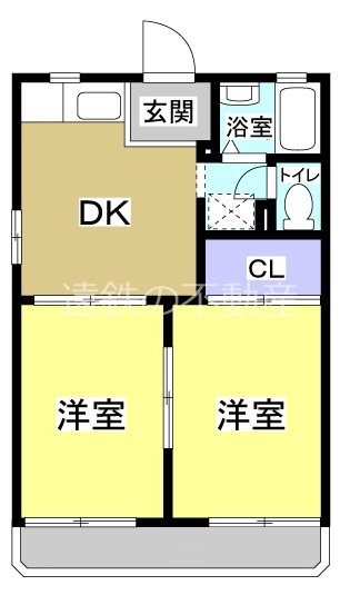 タウニィすみよし（北棟） 103号室 間取り