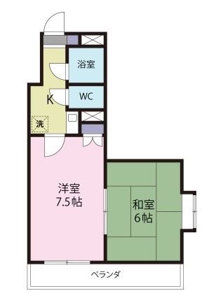 ロイヤルマンション磐田 間取り図