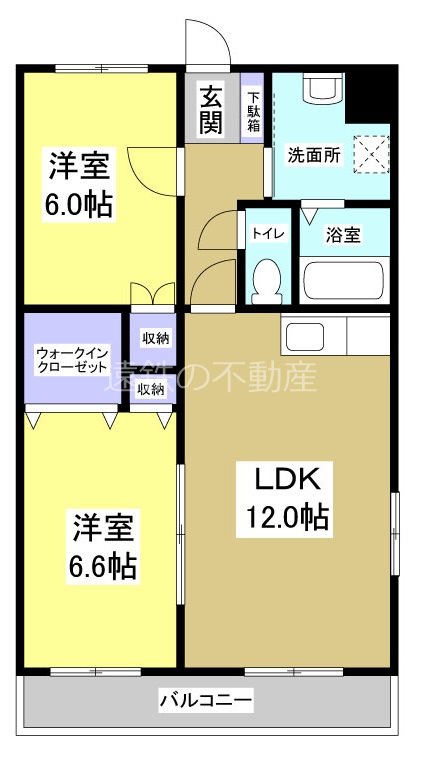 ブライトリー染地台Ⅰ 205号室 間取り