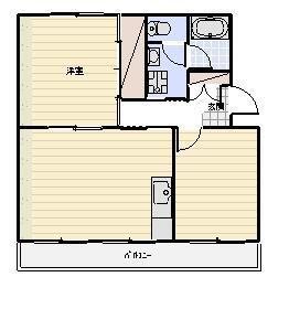 上島マンション 間取り図