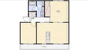 上島マンション 305号室 間取り