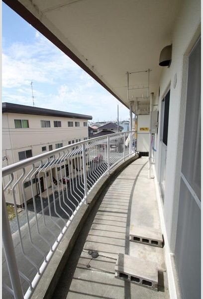 上島マンション ベランダ