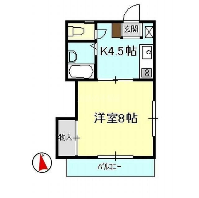 エクセレント広沢 間取り図