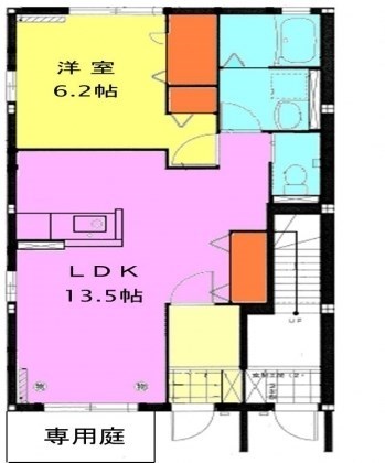 フローラマスイ 101号室 間取り