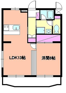 ヴィラ貴平 303号室 間取り