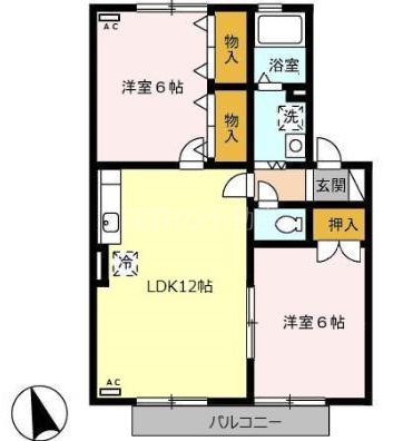 ハイカムールＭ 間取り