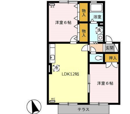 ハイカムールＭ 間取り図