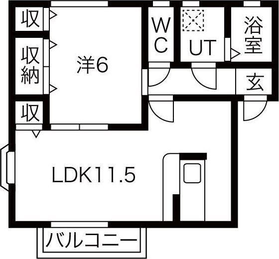カームハイツⅢ 間取り