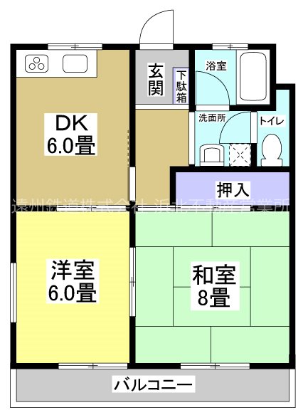 サンフラワーⅡ 間取り図