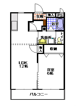 シャトー豊田 間取り図