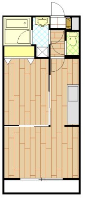 ラベンダー地脇 105号室 間取り