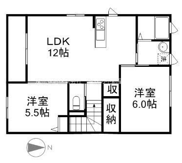 セレーノS 間取り図