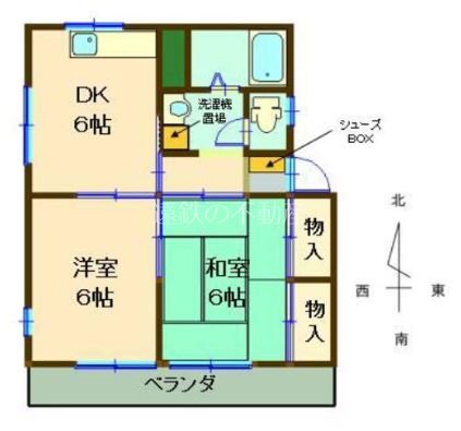 ロイヤルコーポA 間取り図