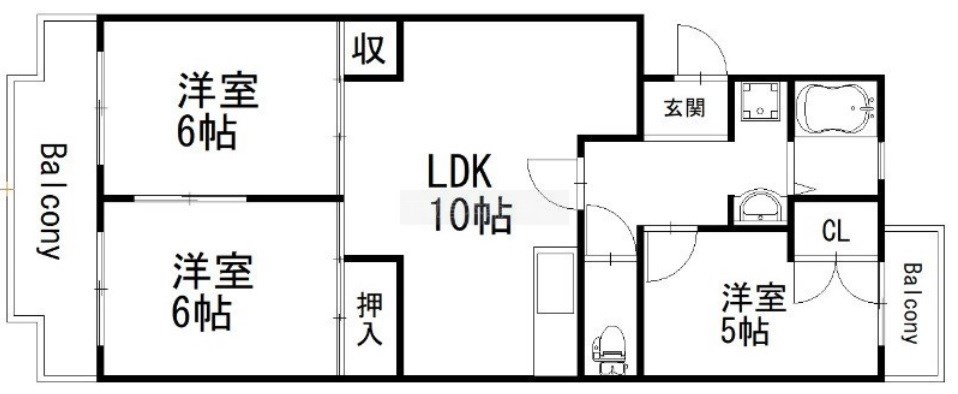 ドミールITO 間取り図