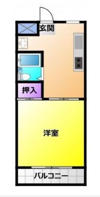 キャステルパル 301号室 間取り