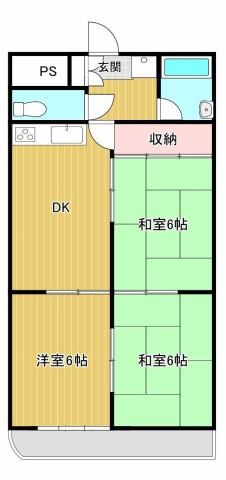 アソルティ伝馬町  602号室 間取り