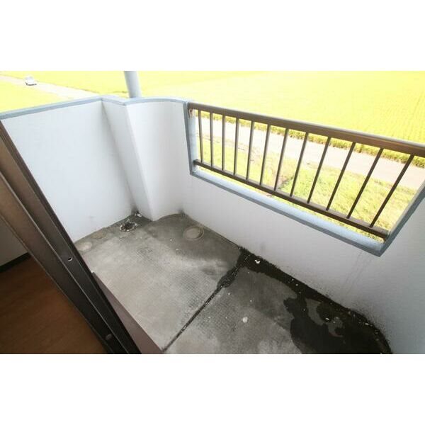 コーポアザミ ベランダ