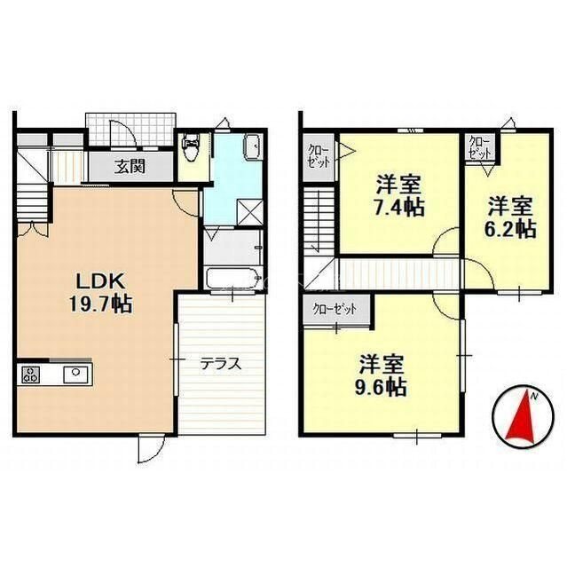 棒屋第12住吉ハイツ 間取り