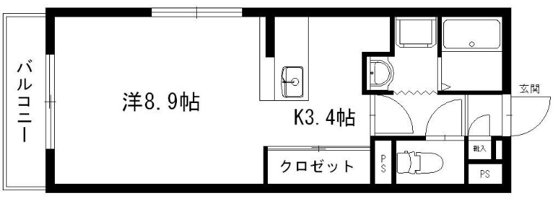 グランストーク上西 間取り図