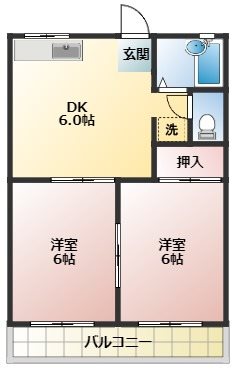 ルミエール 103号室 間取り