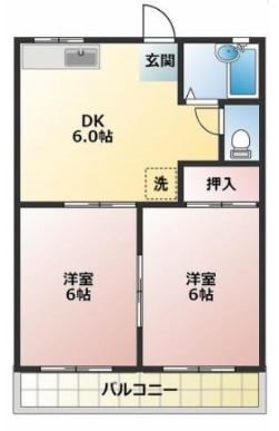 ルミエール 103号室 間取り
