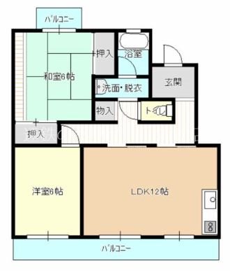 パレス富塚 間取り図